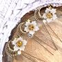 Set Of Three Floral And Celestial Bridal Hairpins, thumbnail 5 of 10