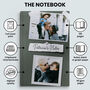 Hardback Notebook Personalised Name Collage Design, thumbnail 5 of 5