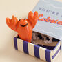 Tiny Matchbox Ceramic Lobster Token, thumbnail 2 of 3