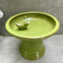 Green Ceramic Garden Birdbath Bird Feeder – 28cm, thumbnail 5 of 9