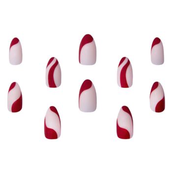 Reusable Red False Nails Beauty Gift, 3 of 4