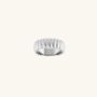 Bold Ribbed Ring Silver, thumbnail 1 of 4