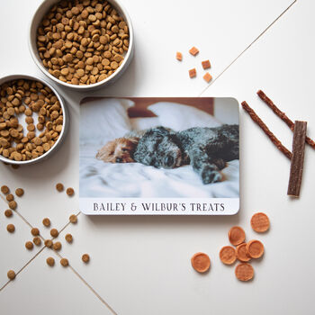 Personalised Photo Pet Treat Biscuit Tin, 3 of 11