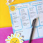 A4 Sunshine Themed Weekly Planner, thumbnail 6 of 6