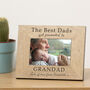 Promoted To Grandad Photo Frame, thumbnail 1 of 2