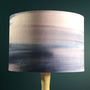 Brushstrokes Lampshade In Navy And Pink, thumbnail 2 of 5