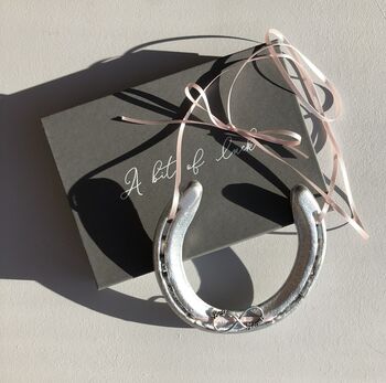 Personalised Best Friends Lucky Horseshoe Gift, 2 of 5