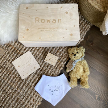 Personalised Starry Baby Gift Set, 2 of 2