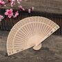 Personalised Crafted Wooden Hand Fan, thumbnail 4 of 6