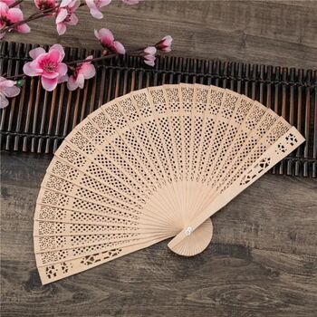 Personalised Crafted Wooden Hand Fan, 4 of 6