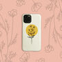 Minimal Line Art Flower Phone Case, More Colours, thumbnail 1 of 5