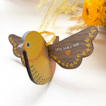 Personalised Baby's First Easter Chick Decoration, 4 of 5