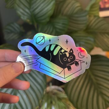 Space Cat Holographic Stickers, 4 of 6