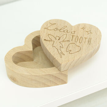Personalised Heart Tooth Fairy Box, 3 of 3