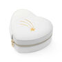 Customisable Shooting Star White Heart Jewellery Case, thumbnail 8 of 10