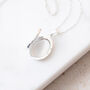 Personalised Vintage Flower Locket In Sterling Silver, thumbnail 5 of 12