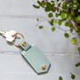 Personalised Hidden Double Photograph Blue Keyring, thumbnail 2 of 3