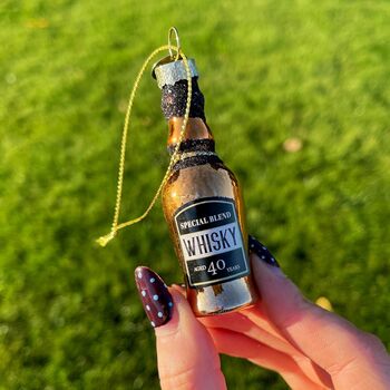 Hanging Mini Glass Bottles Set, 5 of 6