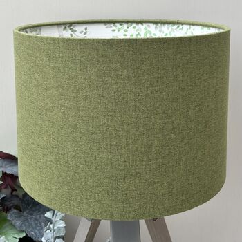 Douglas Amazon Green Tree Print Double Sided Lampshades, 2 of 7