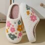 Pastel Flower Slippers, thumbnail 2 of 5
