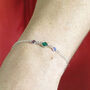 Mother And Two Children Birthstone Bracelet, thumbnail 5 of 9