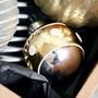 Glowi Box Of Six Gold And Silver Glass Baubles, thumbnail 1 of 10