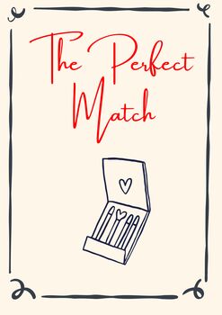 A4 Script Print, The Perfect Match, 5 of 5