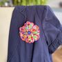 Flower Power Statement Brooch, thumbnail 2 of 3