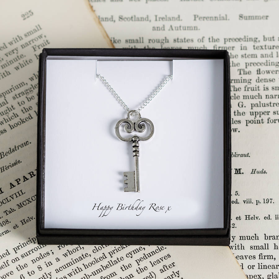 Personalised Key Charm Necklace By TwentySeven