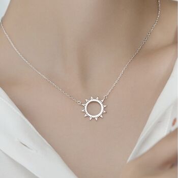 Teacher's Sunshine Pendant Necklace, 3 of 4