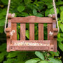 Personalised Wooden Memorial Bench Bird Feeder, thumbnail 5 of 12