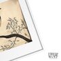 Art Print | Vintage Blue Bird Wall Art | Nature Inspired Home Decor, thumbnail 8 of 12