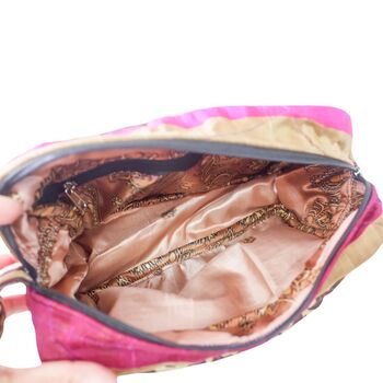 Large Colourful Upcycled Sari Box Pouches, Handmade In India, 12 of 12