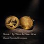 Eternal Direction Brass And Copper Colour Anniversary Sundial Compass, thumbnail 9 of 12