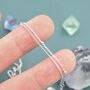 Sterling Silver Minimalist Double Layer Satellite Chain Bracelet, thumbnail 3 of 12