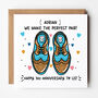 Husband/Name 3rd Anniversary Card, thumbnail 1 of 4
