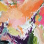 Multicoloured Abstract Painting Bright Linen Canvas, thumbnail 4 of 4
