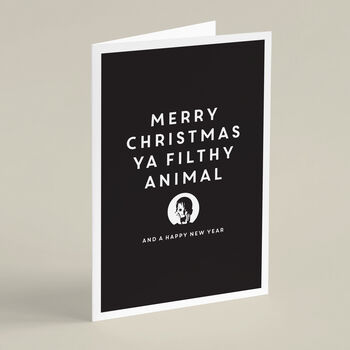 'Filthy Animal' Home Alone Christmas Card, 4 of 6