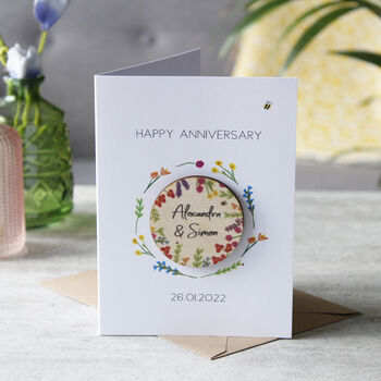 Personalised Magnet Anniversary Card, 5 of 7