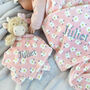 Personalised Highland Cow Comforter And Blanket Set, thumbnail 1 of 12