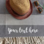 Personalised Cotton Bath And Gym Towel, thumbnail 2 of 10