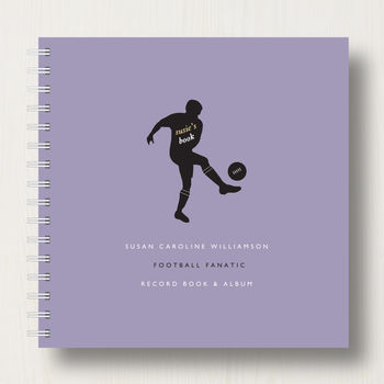 Personalised Football Lover's Book Or Album, 9 of 11