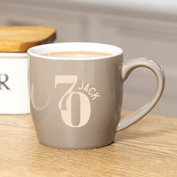 70th Birthday Personalised Mug, 4 of 4