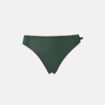 Women's 'Juniper' Four Pack Bamboo High Leg Knickers, 2 of 5