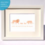 Personalised Lion Family Print, thumbnail 1 of 8