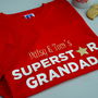 Personalised Superstar Grandad T Shirt, thumbnail 2 of 10
