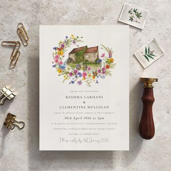 Wildflower Meadow Wedding Invitation Suite, 12 of 12