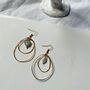 Small Asymmetrical Wire Earrings, thumbnail 1 of 7