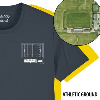 Rugby Union Stadium Organic Cotton T Shirt, 9 of 12