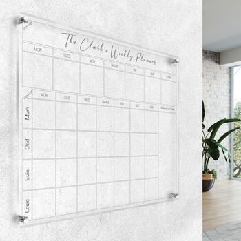 Personalised Weekly Family Command Centre Whiteboard, 3 of 5